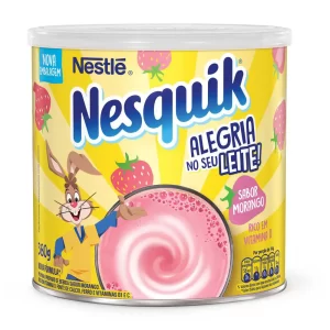 Achocolatado em Pó Sabor Morango Nesquik 380g