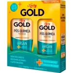 Kit Shampoo + Condicionador Niely Gold Pós-Química 275+175ml