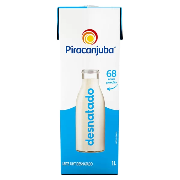 Leite Longa Vida Desnatado Piracanjuba 1L